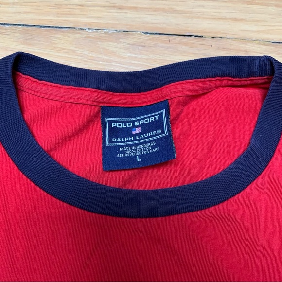 Vintage Ralph Lauren Polo Sport 2000 Spellout Long-Sleeve - Picture 3 of 3